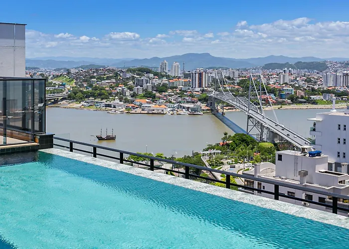 Studios Tower By Viva - Predio Com Piscina No Rooftop No Centro De Floripa